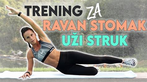 8 minuta vežbe za ravan stomak i uži struk Lucija Mezei FITNESS