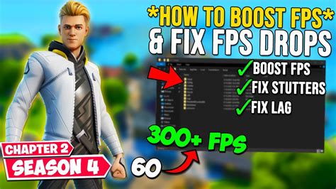 How To Fix Fps Drops In Fortnite Boost Fps Fix Lag Chapter