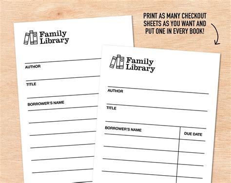 Library Role Play Printable Activity Pretend Library Card And Home