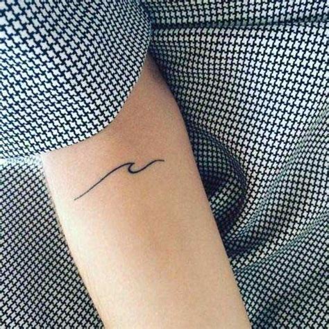 26 Super Simple Wave Tattoo Designs Wave Tattoo Design Simple Wave