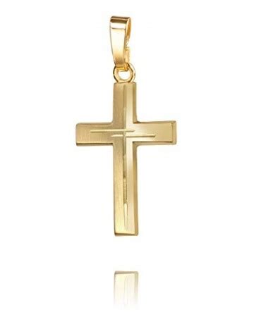 Kreuz Kette Gold Mit Diamantschliff Kreuz In Kreuz Gold Kreuz F R Damen