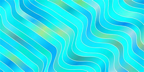 Light Blue Yellow Vector Background With Bent Lines Colorful Geometric Sample With Gradient