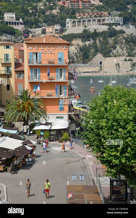 Old Town, Villefranche-sur-Mer, Côte d'Azur, Alpes-Maritimes, Provence ...