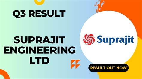 Suprajit Engineering Ltd Q3 Result 2024 Share Market News Results