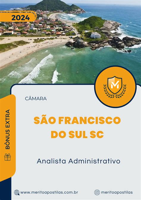 Apostila Analista Administrativo C Mara De S O Francisco Do Sul Sc