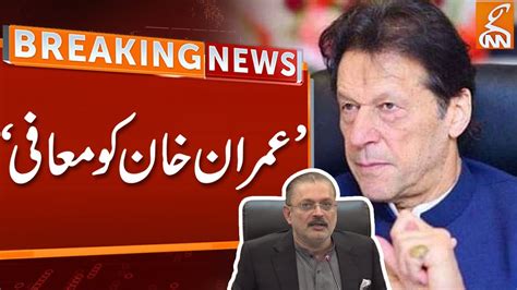 Breaking News Sharjeel Memon Speaks About Imran Khan Apologize Gnn