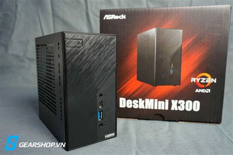 Máy tính bộ Asrock DeskMini X300 AMD Ryzen 7 5700G Gearshop vn