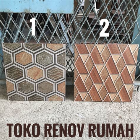 Jual Keramik Lantai 40x40 Kasar Motif Kayu Keramik Teras Keramik