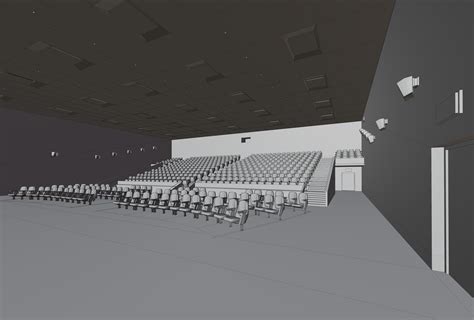 ArtStation - Movie Theater Interior | Resources