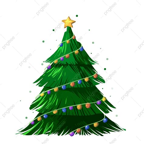 Christmas Tree White Transparent Christmas Tree Christmas Pine Tree