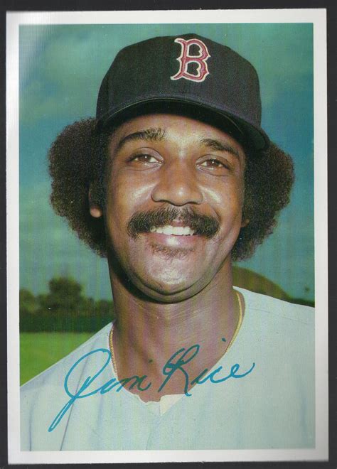 Jim Rice Topps X Baseball Card Boston Red Sox Etsy