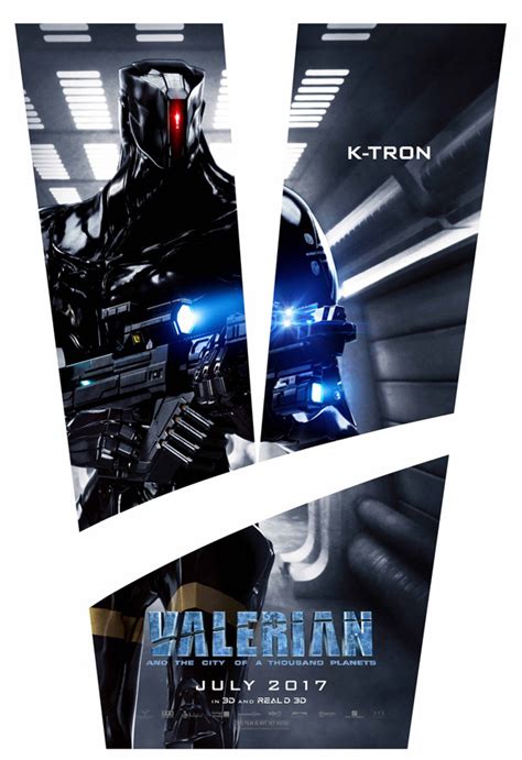 Affiche cinéma n11 de Valérian et la cité des mille planètes 2017