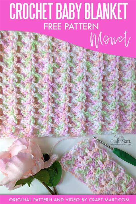 Crochet Pattern Bernat Blanket Yarn Bernat Baby Blanket Atelier Yuwa