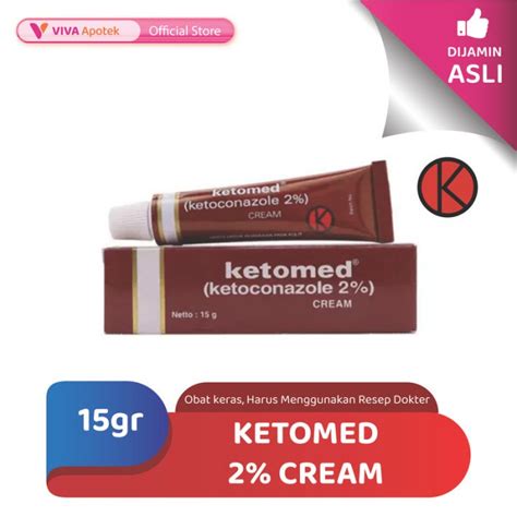 Jual Ketomed 2 Cream Ketoconazole Panu Kutu Air 15 Gram