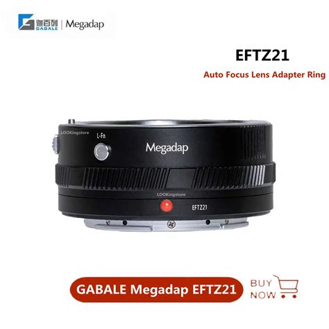 Gabale Megadap Etz21 Auto Focus Lens Mount Adapter Ring For Canon Ef Mount To Nikon Z