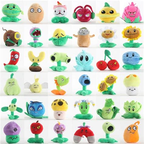 12inch Plants Vs Zombies Gatling Pea Peashooter Plush Stuffed Toy Dolls