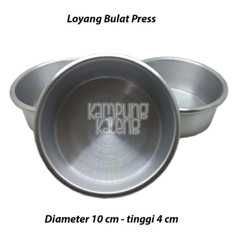 Loyang Bulat Press Ukuran 10 Cm Kampung Kaleng