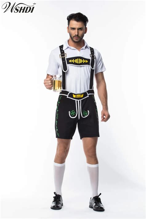 2019 New Hot German Beer Man Costume Adult Oktoberfest Costume Mens