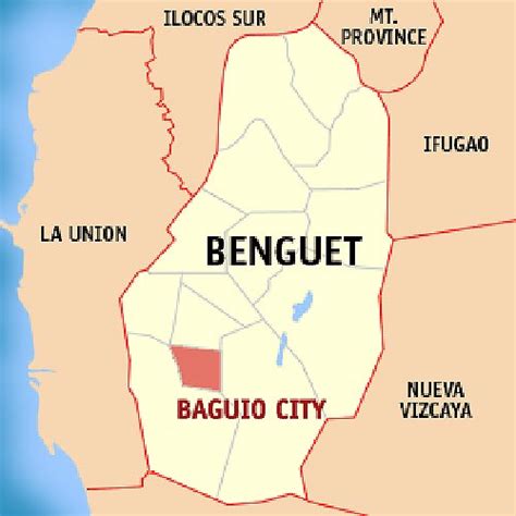 Luzon The Baguio Map Baguio City Live Entertainment Bars Discos