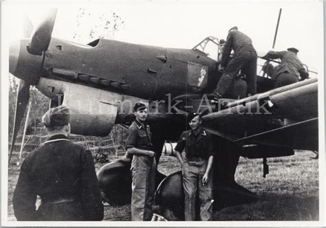 B Foto Wehrmacht Archiv Repro Luftwaffe Flugzeug Ju Stuka Emblem