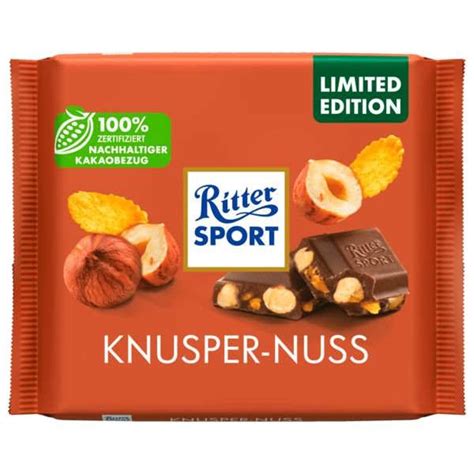 Ritter Sport Knusper Nuss G Slik Spotdiscount