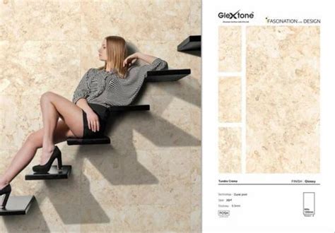 X Glextone Brand Polished Glazed Vitrified Floor Tiles