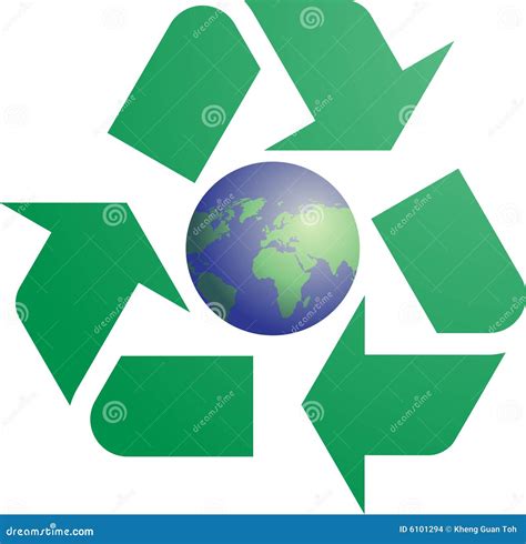 Recycling Eco Symbol Stock Vector Illustration Of International