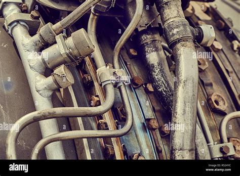 Old Jet Engine Stock Photo Alamy