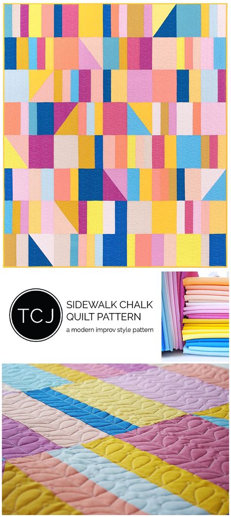 Sidewalk Chalk Quilt Pattern Pdf Quilt Patterns Sidewalk Chalk Quilts