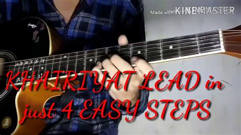 Khairiyat Guitar Lead Lesson With Tabs Just In 4 Easy Steps YouTube