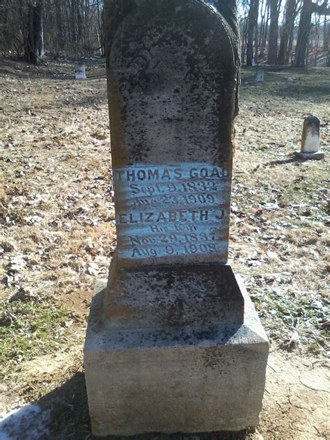 Elizabeth Bundy Goad Find A Grave Memorial