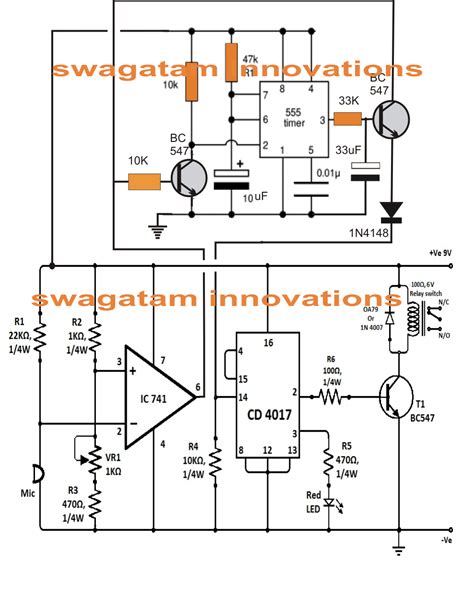 Clap Clap Switch Circuit - Double Clap Switch Circuit | Circuit Diagram ...