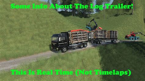 Fs19 Logging On Bergholmen Some Info About The Log Trailer S1