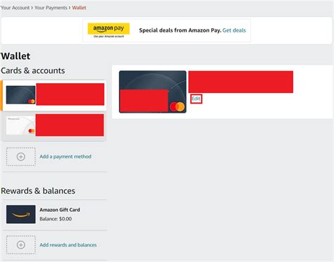 How To Remove Credit Card From Amazon Account In