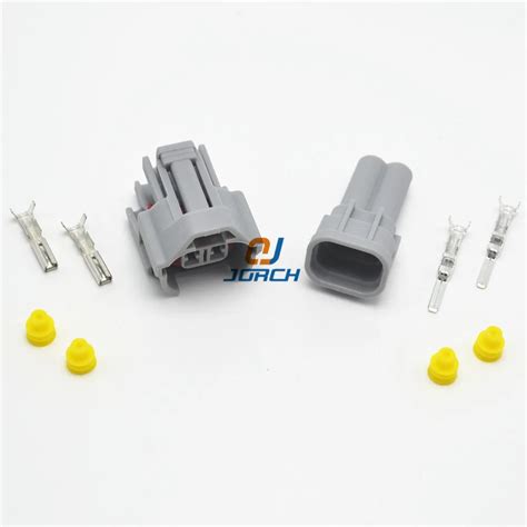 Set Nippon Denso Pin Waterproof Male And Female Top Slot Fuel