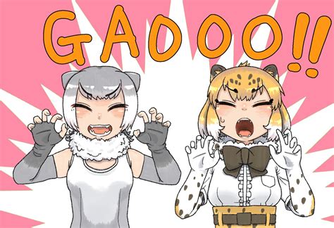 Jaguar And Small Clawed Otter Kemono Friends Drawn By Minpounhk