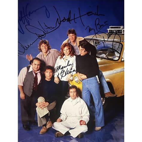 Taxi cast signed photo