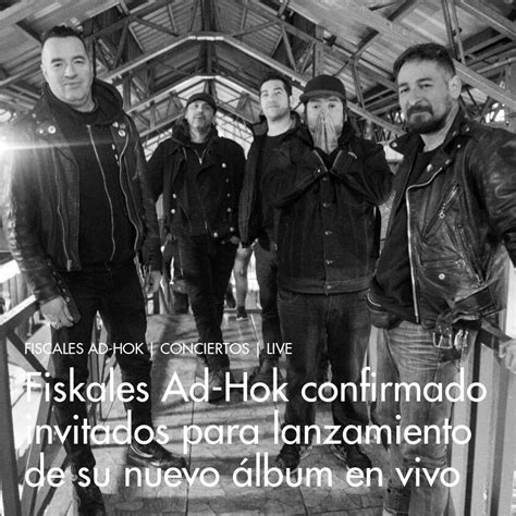 Fiskales Ad Hok Confirmado Invitados Para Lanzamiento De Su Nuevo Lbum