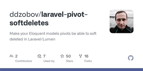 Github Ddzobov Laravel Pivot Softdeletes Make Your Eloquent Models