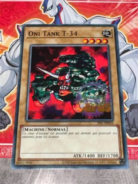 25TH CARTE YU Gi Oh ONI TANK T 34 PSV FR059 EUR 4 50 PicClick FR