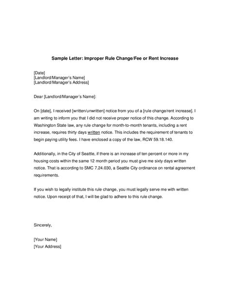 Letter From Landlord To Tenant Rent Increase Edit Fill Sign Online Handypdf