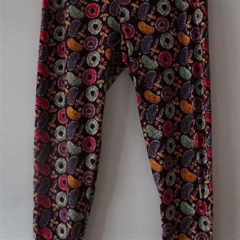 Lularoe Pants And Jumpsuits Lularoe Llr Candy Print Tall Curvey