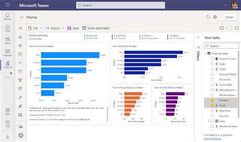 Embed Power Bi Reports In Microsoft Teams Power Bi Microsoft Learn