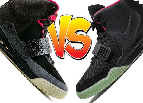 Nike Air Yeezy Blink vs Nike Air Yeezy 2 Solar Red Comparison - SBD