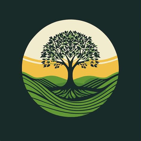 conservation logo naturenurture conservation premium ai generated vector