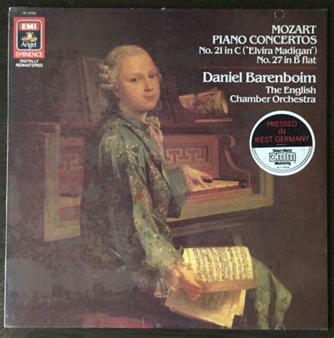 Mozart Piano Concertos 21 And 27 Barenboim German Emi Sealed Ss Ebay