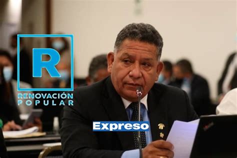 Congreso Esdras Medina Se Une Oficialmente A Bancada De Renovación Popular