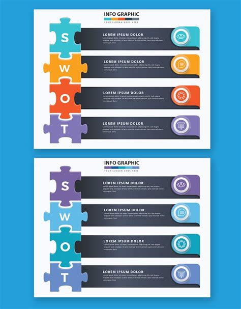 SWOT Infographics - Design Template Place