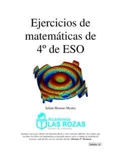 Ejercicios de matemáticas de 4º de ESO ejercicios de matem 225 ticas