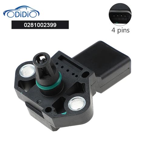 Sensor De Presi N M Ltiple Para Coche Accesorio Con Mapa De 4 Pines